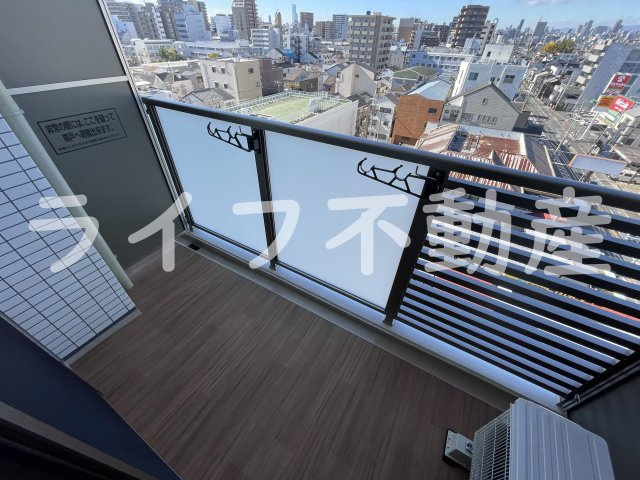 プレサンスNEO長堂アウローラのバルコニー|バルコニーがあります