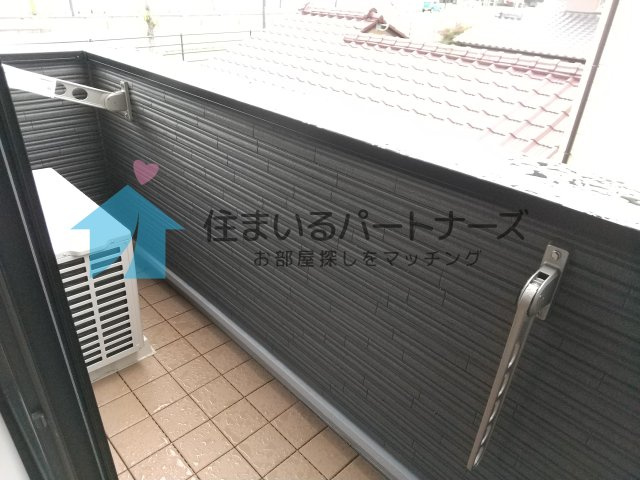 Aゾーン御井のバルコニー|落ち着いた時間を過ごせるバルコニーです