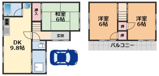 【間取り】 | Earth Takanoko