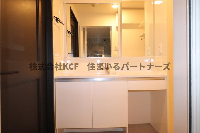 アルカンジュ東合川の洗面所|スペースが確保できる洗面所です