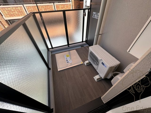 アクアプレイス江戸堀のバルコニー