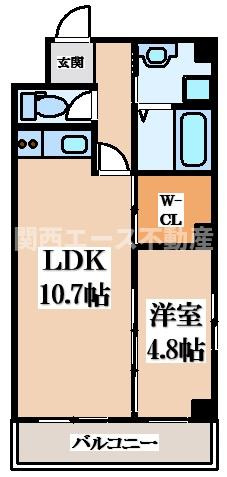 【間取り】 | ピオニー久宝寺