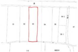 【土地図】 | 北会津町下荒井売地