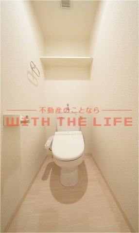 アポロ久留米東町【キャッシュバック対象物件】のトイレ|清潔感のあるトイレです