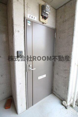 センチュリー21金田　F棟の玄関|ゆったりとした玄関です
