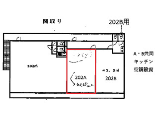湖南市中央１丁目の店舗事務所の間取り