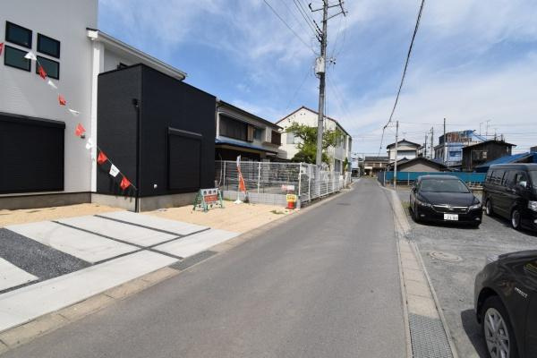 ケイアイフィット　水戸市袴塚　1期 　限定１棟！の前面道路含む現地写真|現地撮影（2023年4月）
