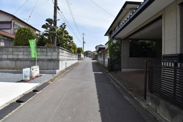 ハートフルタウン 　水戸市見川　7期　2の前面道路含む現地写真|現地撮影（2023年4月）
