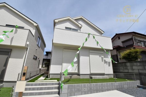 ハートフルタウン 　水戸市見川　7期　2の外観|赤塚駅まで車7分。見川小徒歩18分、見川中徒歩23分。桜川団地内。 周辺環境充実で生活利便性◎全室ゆったり6帖以上。 家計に優しい都市ガス物件です。