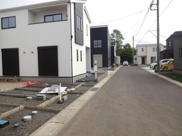 ケイアイフィット　笠間市美原　2期 　4の前面道路含む現地写真|現地撮影（2023年5月）
