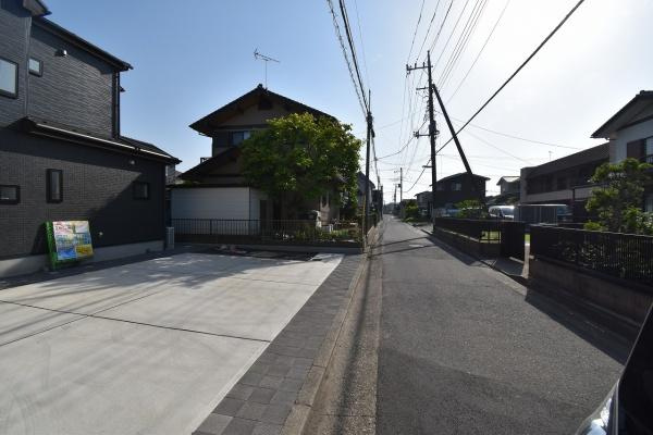 ブルーミングガーデン  水戸市城東5丁目　限定１棟！の前面道路含む現地写真|現地撮影（2023年5月）

