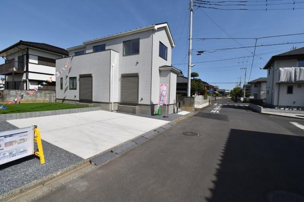 ハートフルタウン 　水戸市平須町　4期　限定１棟！の前面道路含む現地写真|現地撮影（2023年4月）
