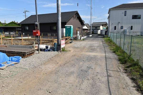 Cradlegarden 　那珂市菅谷　第14　2の前面道路含む現地写真|現地撮影（2023年4月）
