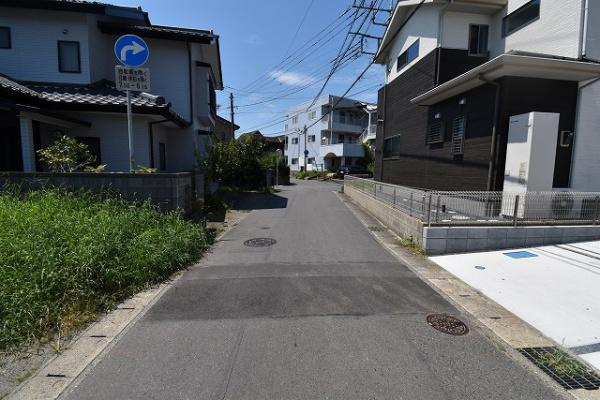 ケイアイB-H　日立市末広町　1期 　1の前面道路含む現地写真|現地撮影（2023年8月）
