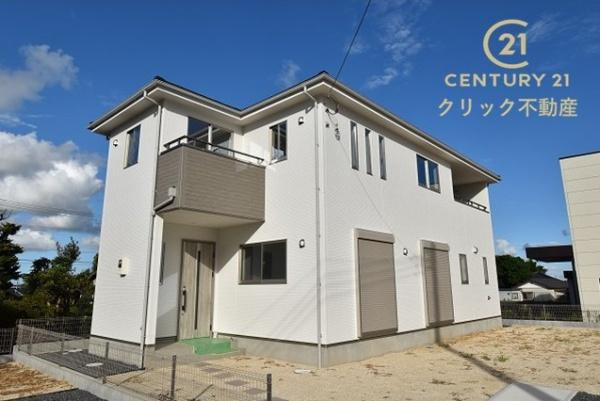 ケイアイB-H　笠間市旭町　1期 　3の外観|友部駅車8分。友部第二小徒歩22分、友部第二中徒歩28分。 閑静な住宅地。周辺環境充実で生活利便性◎ 収納スペース充実、段差のないオールフローリング♪全室南東向きの明るいお部屋です。