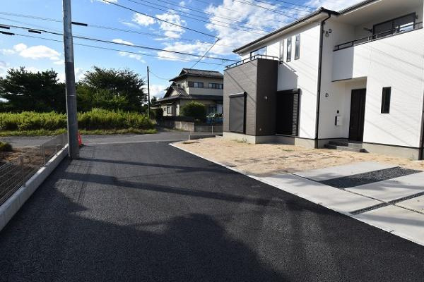 ケイアイB-H　笠間市旭町　1期 　3の前面道路含む現地写真|現地撮影（2023年8月）
