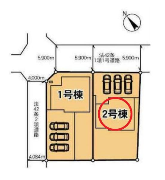 ハートフルタウン 　笠間市旭町　8期　2の前面道路含む現地写真|新築戸建てを購入する際、庭付き、駐車場付きは大変魅力的です。十分な駐車スペースがあれば、ご家族様それぞれが車をご所有の場合や、親戚、友人などが車で来る際も安心です。
