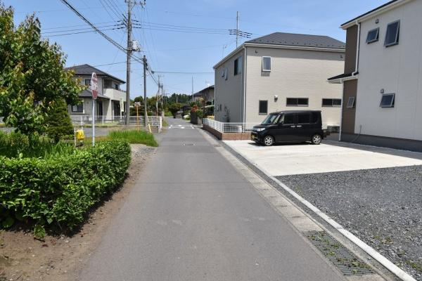 リーブルガーデン 　那珂市瓜連　3期　1の前面道路含む現地写真|現地撮影（2023年5月）
