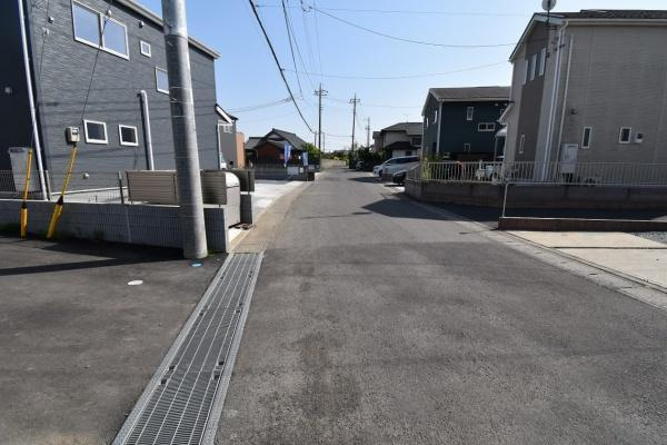リーブルガーデン 　ひたちなか三反田　5期　6の前面道路含む現地写真|現地撮影（2023年5月）
