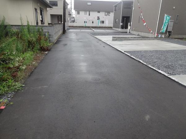 Cradlegarden 　水戸市元吉田町　第22　3の前面道路含む現地写真|現地撮影（2023年7月）
