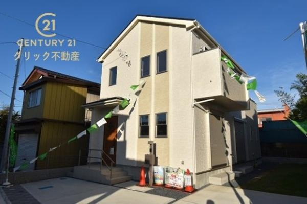 ブルーミングガーデン  水戸市朝日町　限定１棟！の外観|水戸駅車9分。緑岡小徒歩14分、緑岡中徒歩10分。 商業施設などが近くて生活利便性◎人気の都市ガス物件。 長期優良住宅、地震に強く省エネです！全室南向きの明るいお部屋♪