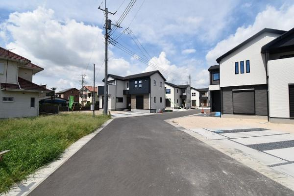 ケイアイフィット　ひたちなか市東石川　5期 　5の前面道路含む現地写真|現地撮影（2023年9月）
