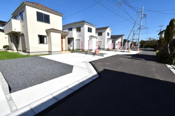 ハートフルタウン 　ひたちなか市田彦　1期　Dの前面道路含む現地写真|現地撮影（2023年10月）
