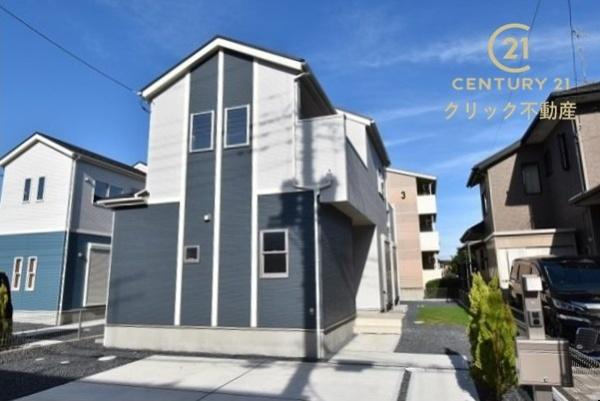 ブルーミングガーデン  水戸市見和1丁目　2の外観|赤塚駅車8分。梅が丘小徒歩6分、見川中徒歩10分。 商業施設などが近くて生活利便性◎人気の都市ガス物件。 長期優良住宅、地震に強く省エネです！