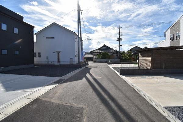 リーブルガーデン  笠間市笠間　第8　2の前面道路含む現地写真|現地撮影（2023年8月）
