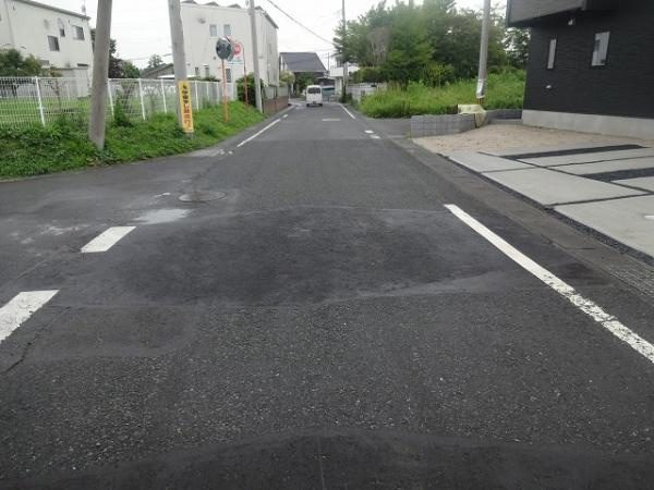 ケイアイフィット　那珂市菅谷　9期 　4の前面道路含む現地写真|現地撮影（2023年7月）
