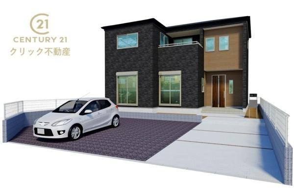 リーブルガーデン  日立市東滑川町　第2　限定１棟！の外観|日立駅車7分。宮田小徒歩18分、滑川中徒歩15分。 幹線道路へのアクセス良好、閑静な住宅地です。 近隣は商業施設充実で生活利便性◎