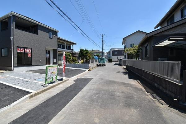 Cradlegarden 　水戸市堀町　第12　2の前面道路含む現地写真|現地撮影（2023年7月）
