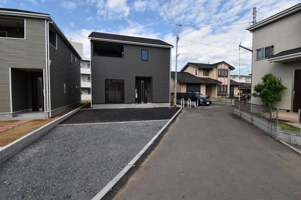 Cradlegarden 　水戸市石川　第3　1の前面道路含む現地写真|現地撮影（2023年10月）
