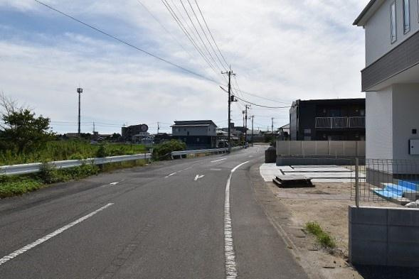 ケイアイB-H　水戸市堀町　2期 　2の前面道路含む現地写真|現地撮影（2023年9月）
