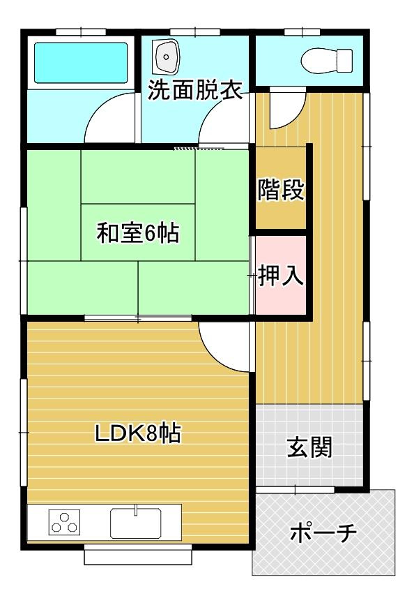 面影2丁目　戸建ての間取り