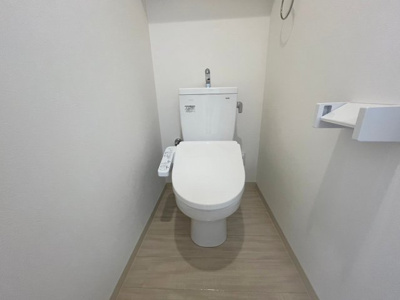 【トイレ】 | クレステージ北谷 | ※退去前の為、新築時の写真になっております