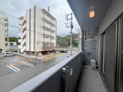 【バルコニー】 | クレステージ北谷 | ※退去前の為、新築時の写真になっております