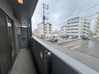 【バルコニー】 | クレステージ北谷 | ※退去前の為、新築時の写真になっております