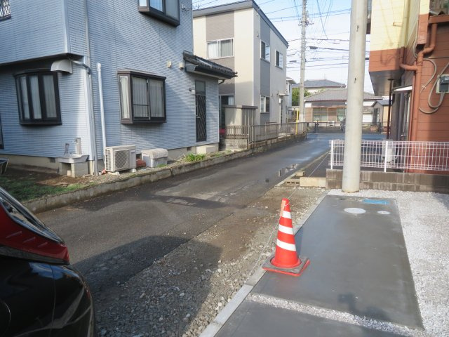 高崎市倉賀野町第35（全1棟）1号棟の前面道路含む現地写真