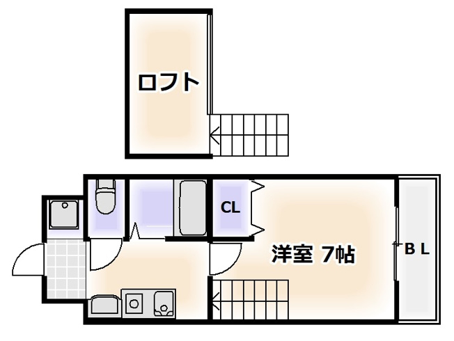 【間取り】 | ハクユウ元町