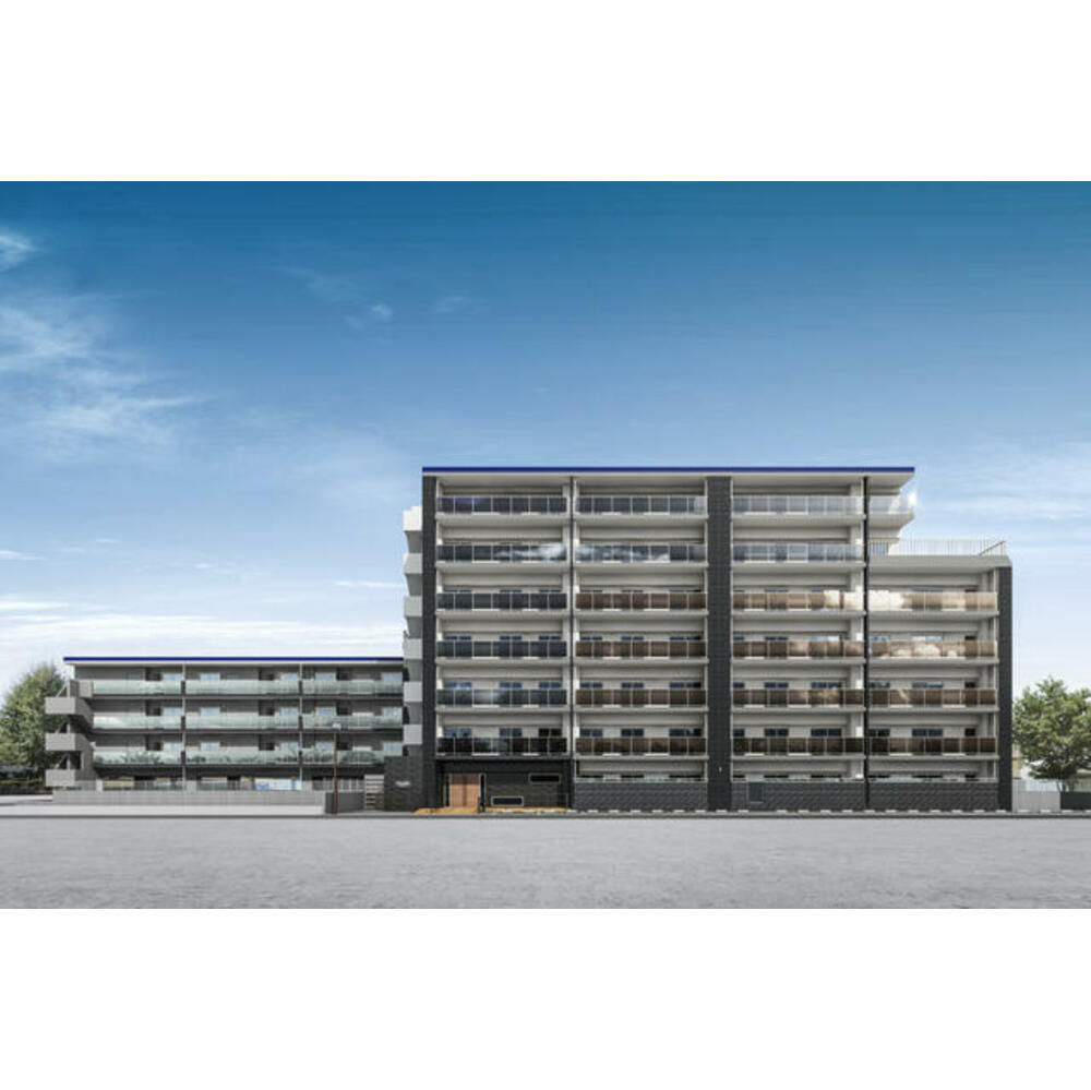 熊本市中央区水前寺６丁目の賃貸マンションの外観パース