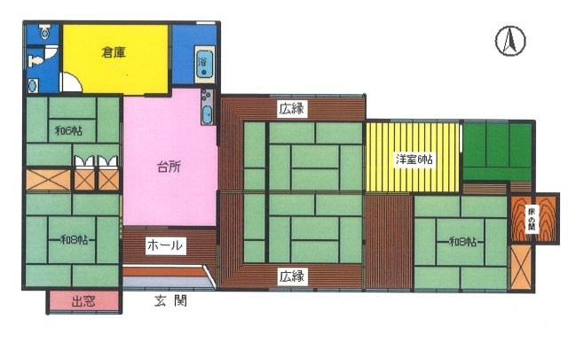 【間取り】 | 北会津町下米塚中古住宅