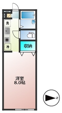 メゾンときわ四街道の間取り|間取りは反転タイプとなります。