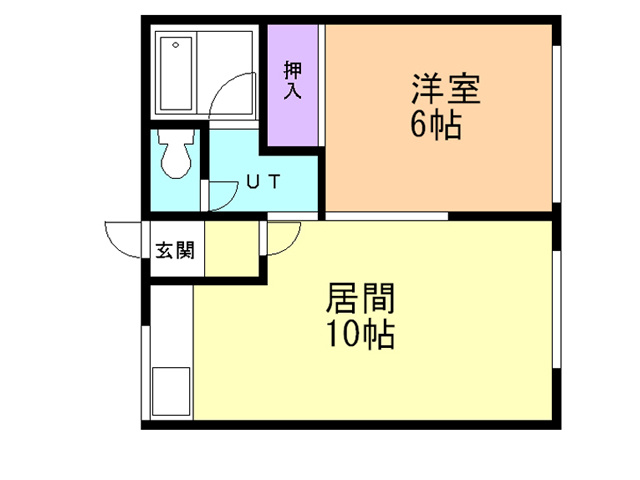 シティハイムまつみやの間取り