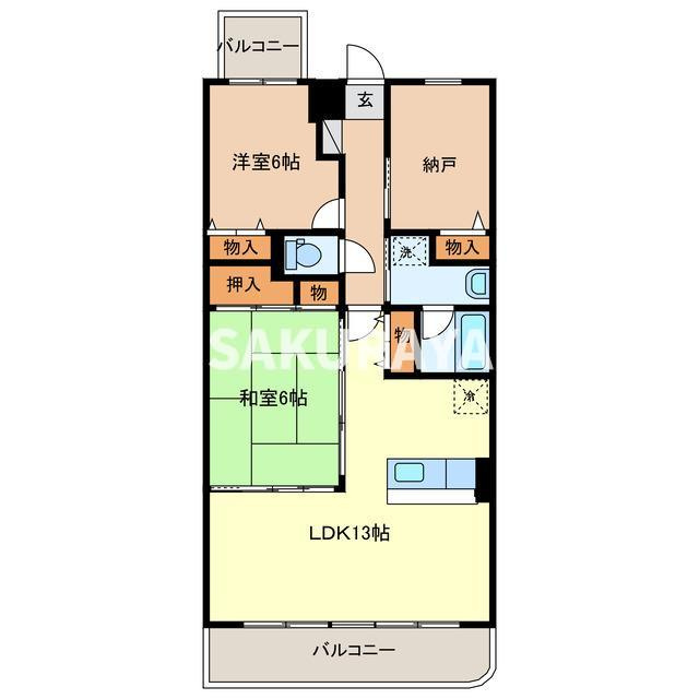 ローゼンクローネの間取り