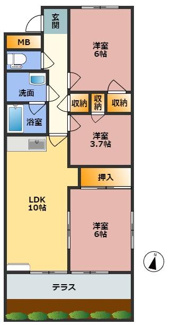 【間取り】 | アリエッタ | 3LDK