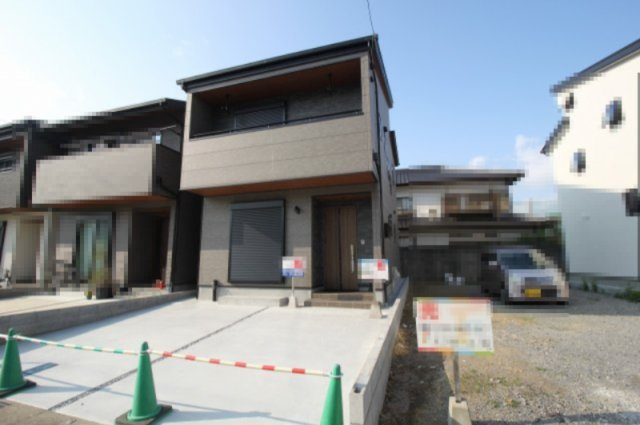 百石町　3号地　新築戸建の外観|完成しました！
3LDK+WIC+小屋裏収納
