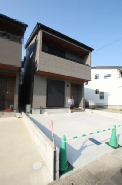 百石町　3号地　新築戸建の外観|土地面積　94.02㎡（約28.44坪）　建物面積　87.46㎡　（約26.45坪）
