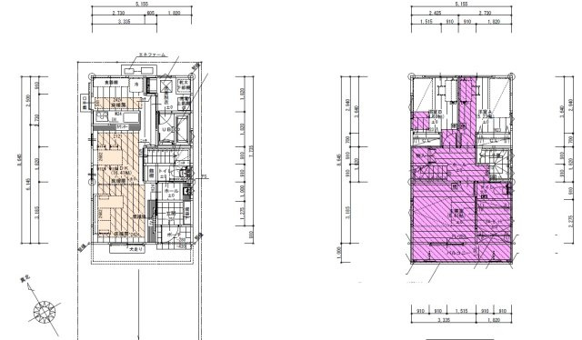 百石町　3号地　新築戸建の間取り|建物面積　87.46㎡