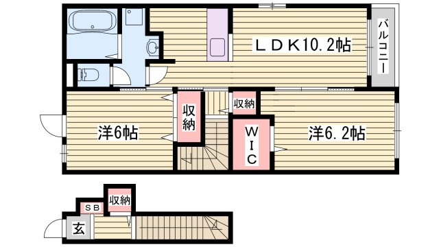 さざんかの間取り